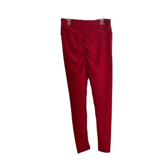 NEW MIX RED BUBBLE LEGGING SIZE L/XL - Picture 3 of 3